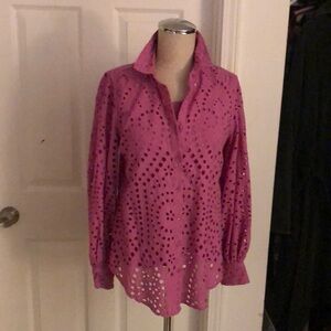 Chico’s Eyelet top